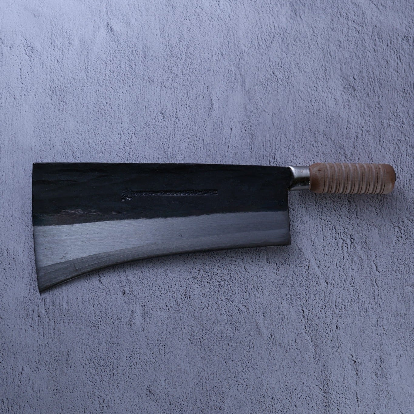 Leung Tim Carbon Ox Bone Cleaver (Wood Handle)