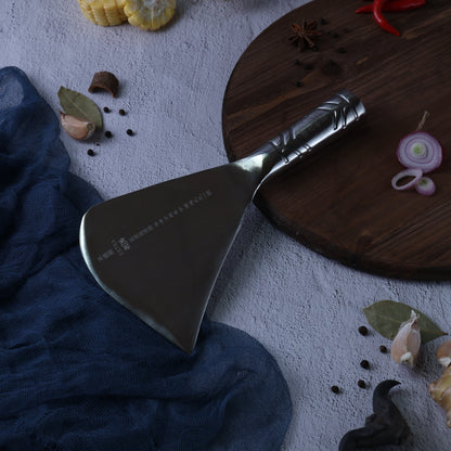 Leung Tim Stainless Durian Knife (Steel Handle)