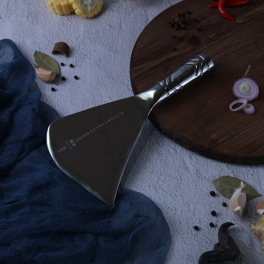 Leung Tim Stainless Durian Knife (Steel Handle)