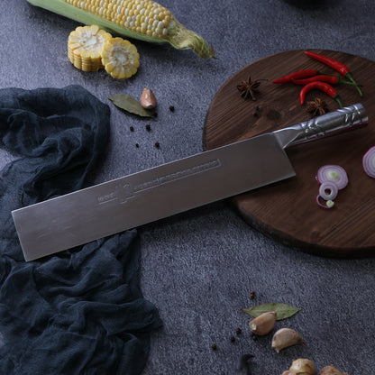 Leung Tim Stainless Watermelon Knife (Steel Handle)