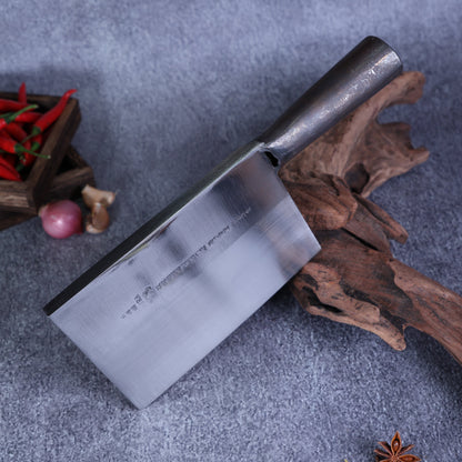 Leung Tim Stainless Fish Cleaver (Steel Handle)