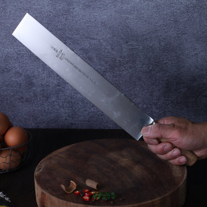 Leung Tim Stainless Watermelon Knife (Wood Handle)
