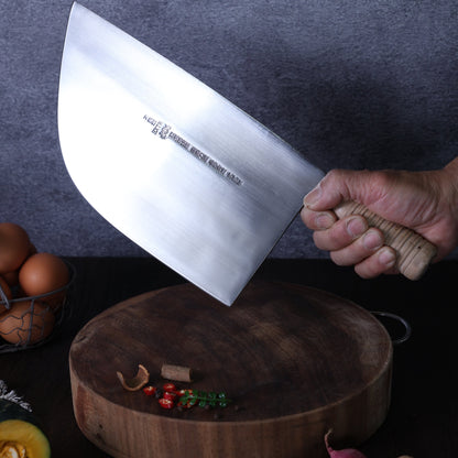 Leung Tim Stainless Butcher’s Cleaver (Wood Handle)