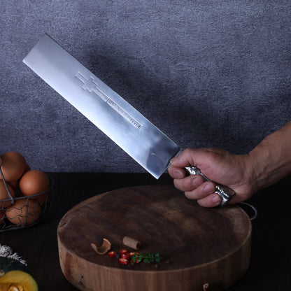 Leung Tim Stainless Watermelon Knife (Steel Handle)