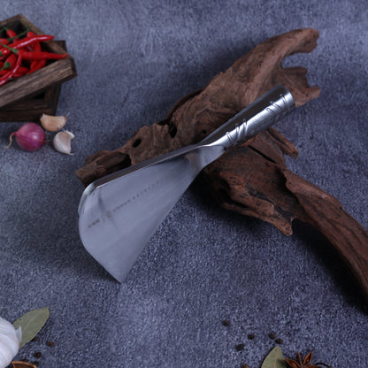 Leung Tim Stainless Durian Knife (Steel Handle)