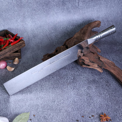 Leung Tim Stainless Watermelon Knife (Steel Handle)