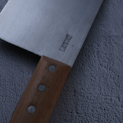 Leung Tim Stainless Har Gao Wrapper Knife (Wood Handle)