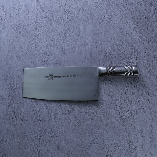 Leung Tim Stainless Dual-Purpose Cleaver (Steel Handle)