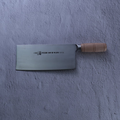 Leung Tim Stainless Slicing Cleaver (Wood Handle)