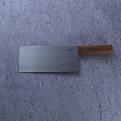 Leung Tim Stainless Har Gao Wrapper Knife (Wood Handle)