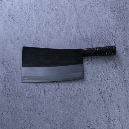 Leung Tim Carbon Kau Kong Bend Cleaver (Iron Handle)