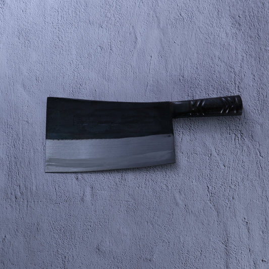 Leung Tim Carbon Kau Kong Bend Cleaver (Iron Handle)