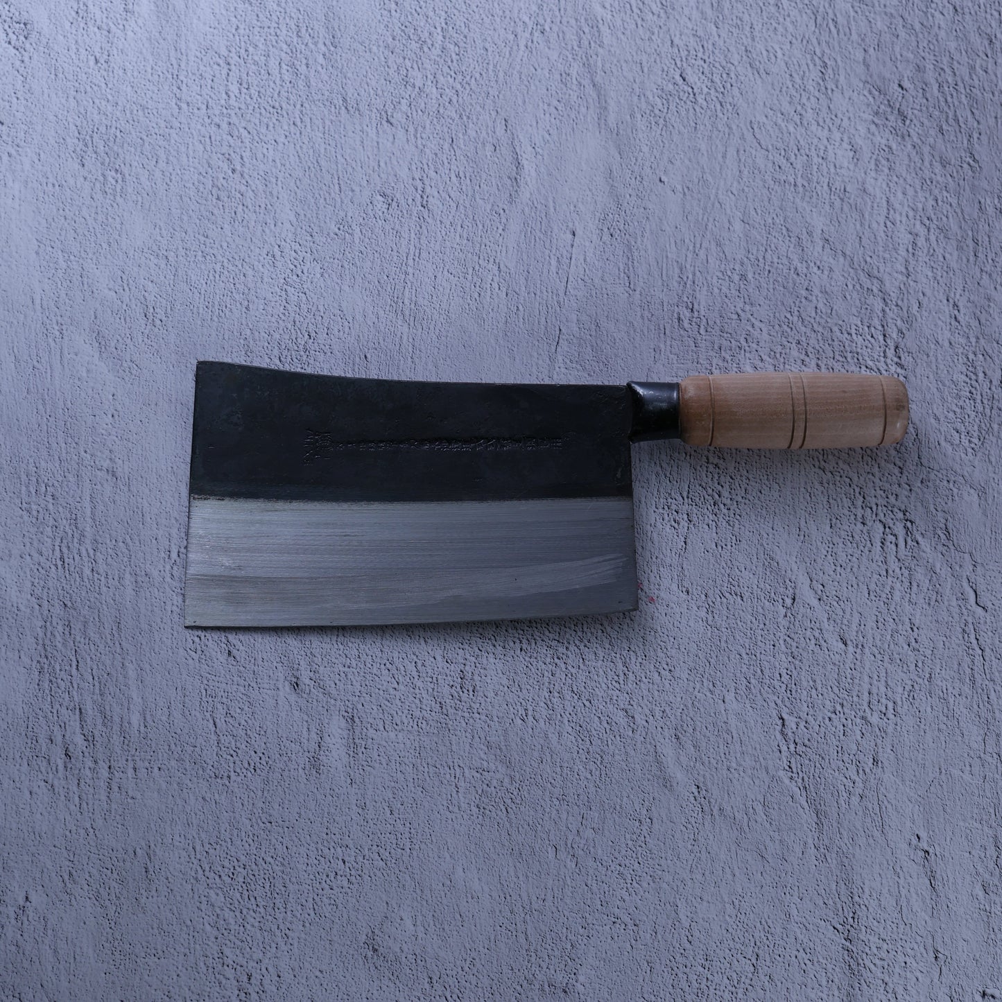 Leung Tim Carbon Kau Kong Bend Cleaver (Wood Handle)