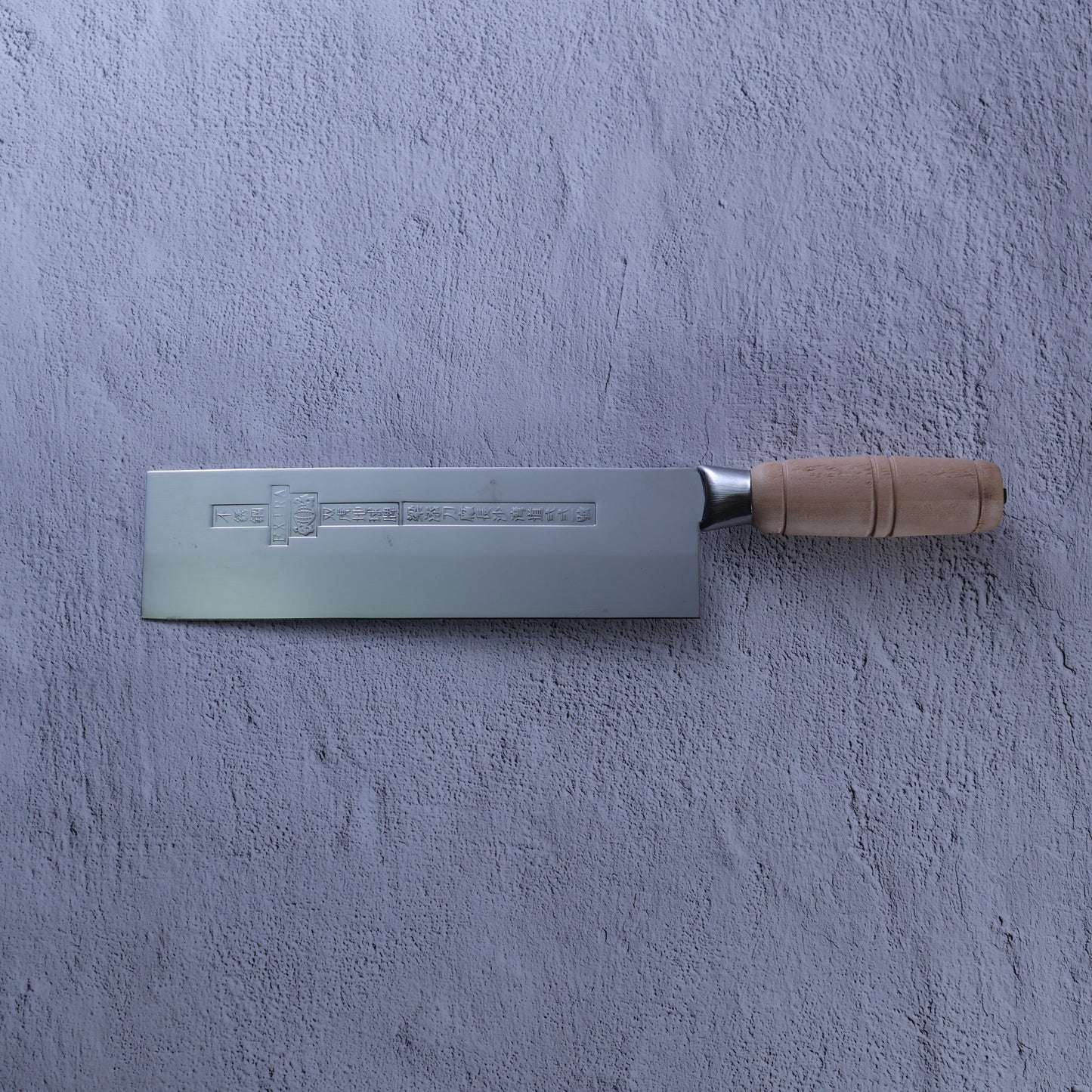 Leung Tim Stainless Peking Duck Slicing Cleaver (Wood Handle)