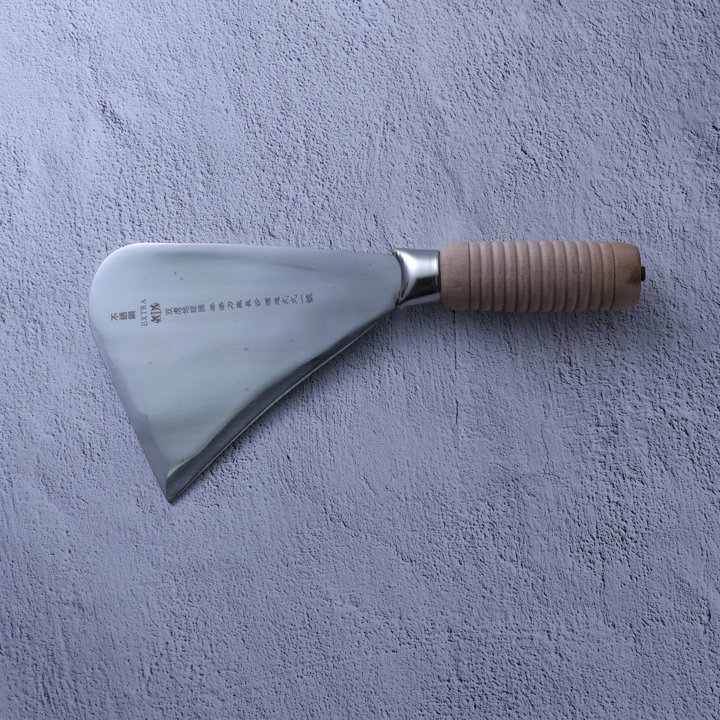 Leung Tim Stainless Durian Knife (Wood Handle)