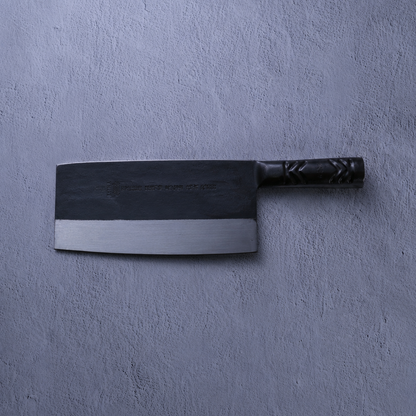 Leung Tim Carbon Dual-Purpose Cleaver (Iron Handle)