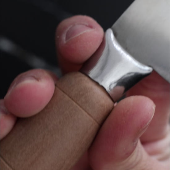
Leung Tim Stainless Slicing Cleaver (Wood Handle)