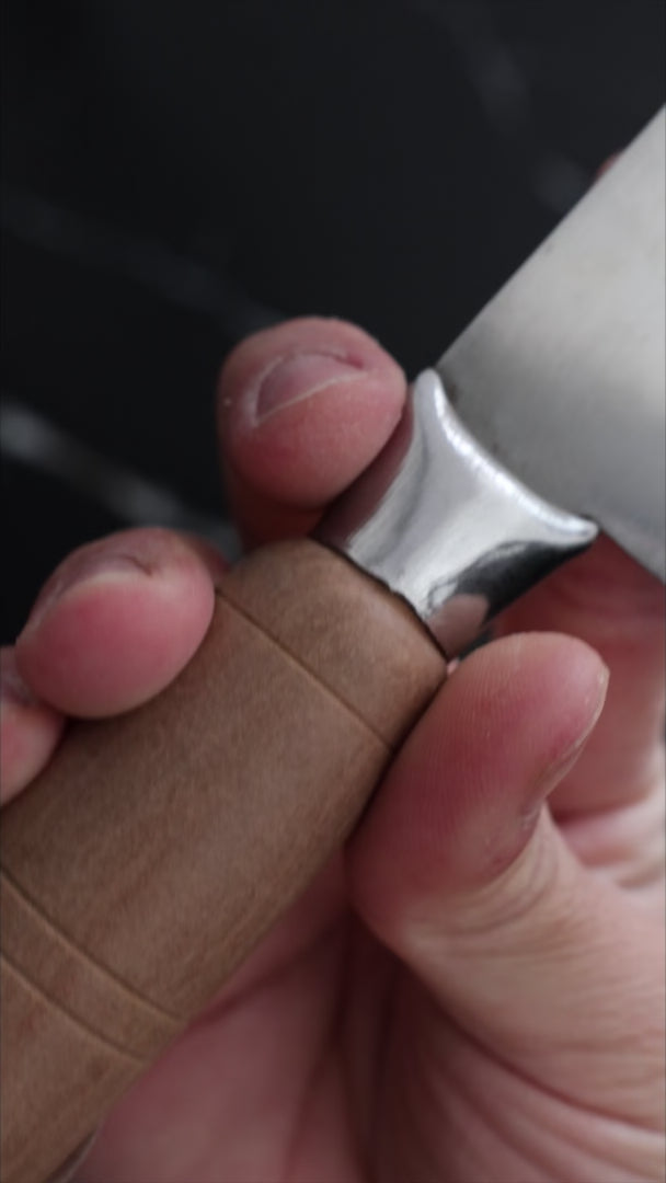 
Leung Tim Stainless Slicing Cleaver (Wood Handle)