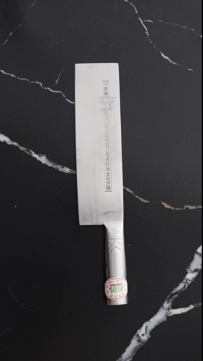 
Leung Tim Stainless Peking Duck Slicing Cleaver (Steel Handle)